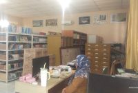 Foto: Ruangan Perpustakaan SMA Negeri 1 Tualang Kabupaten Siak.
