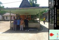 Foto: Balai Adat Desa Pulau Beralo yang diduga menyerap anggaran fiktif.