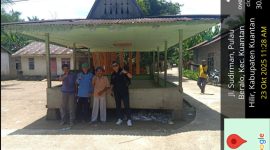 Foto: Balai Adat Desa Pulau Beralo yang diduga menyerap anggaran fiktif.