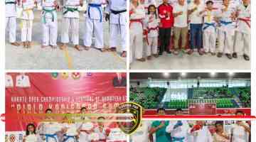 Karateka Nias Selatan Sabet 1 Emas dan 4 Perak di Kejuaraan Piala Kadispora Sumut