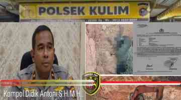 Kematian Warga di Galian C Diduga Ilegal: Publik Tuding Polsek Kulim Biarkan Pelaku Bebas, Alat Berat Tak Diamankan.