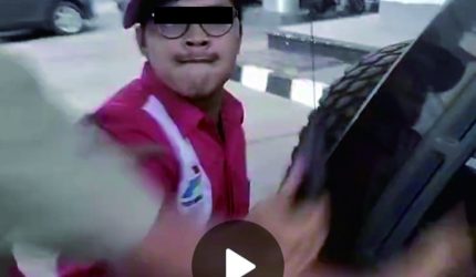 Tindakan Kekerasan Fisik oleh Operator SPBU Arogan