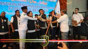Pelantikan Pengurus Forwaka Belawan, Komitmen Lahirkan Pers Berintegritas