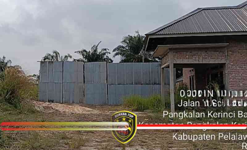Foto: Gudang diduga salah satu kamuflase dari Gudang penimbunan BBM di Pangkalan Kerinci.